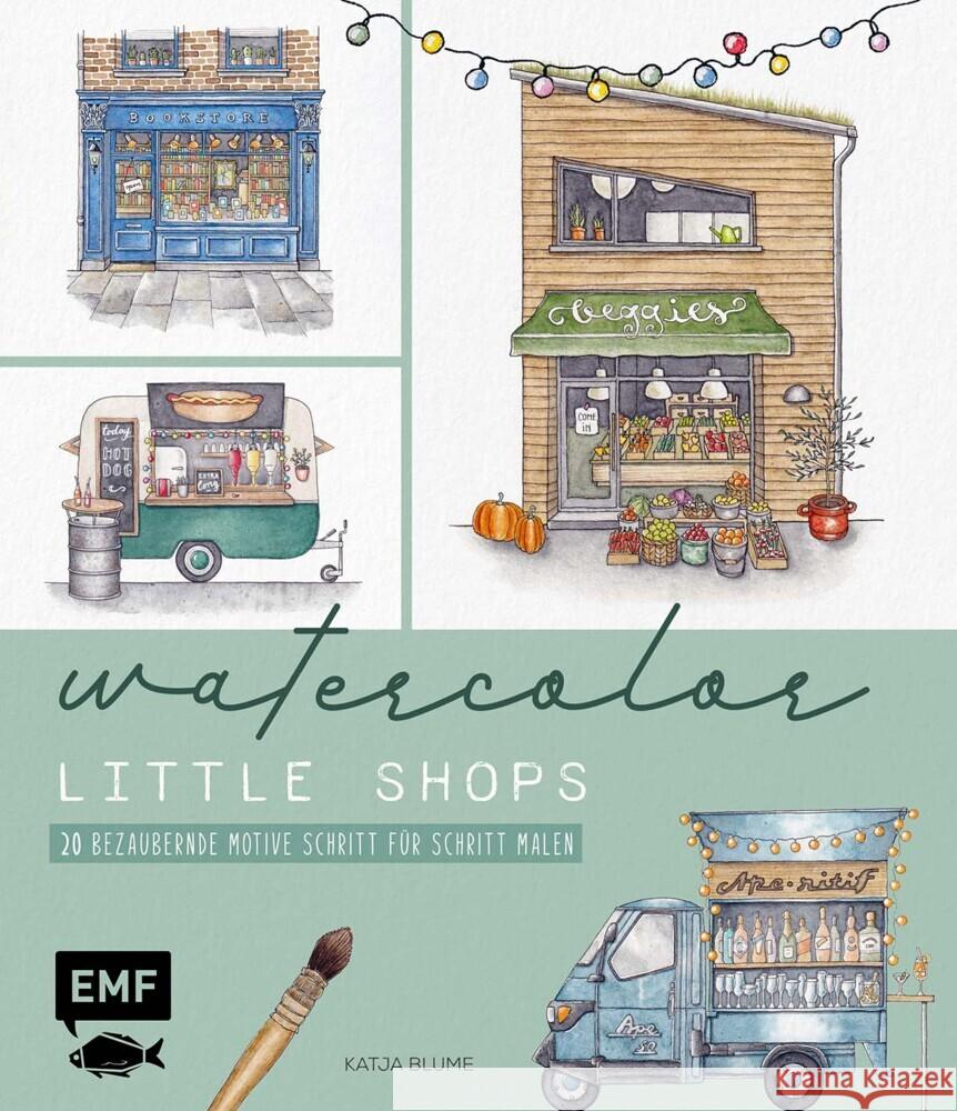 Watercolor - Little Shops Blume, Katja 9783745925845