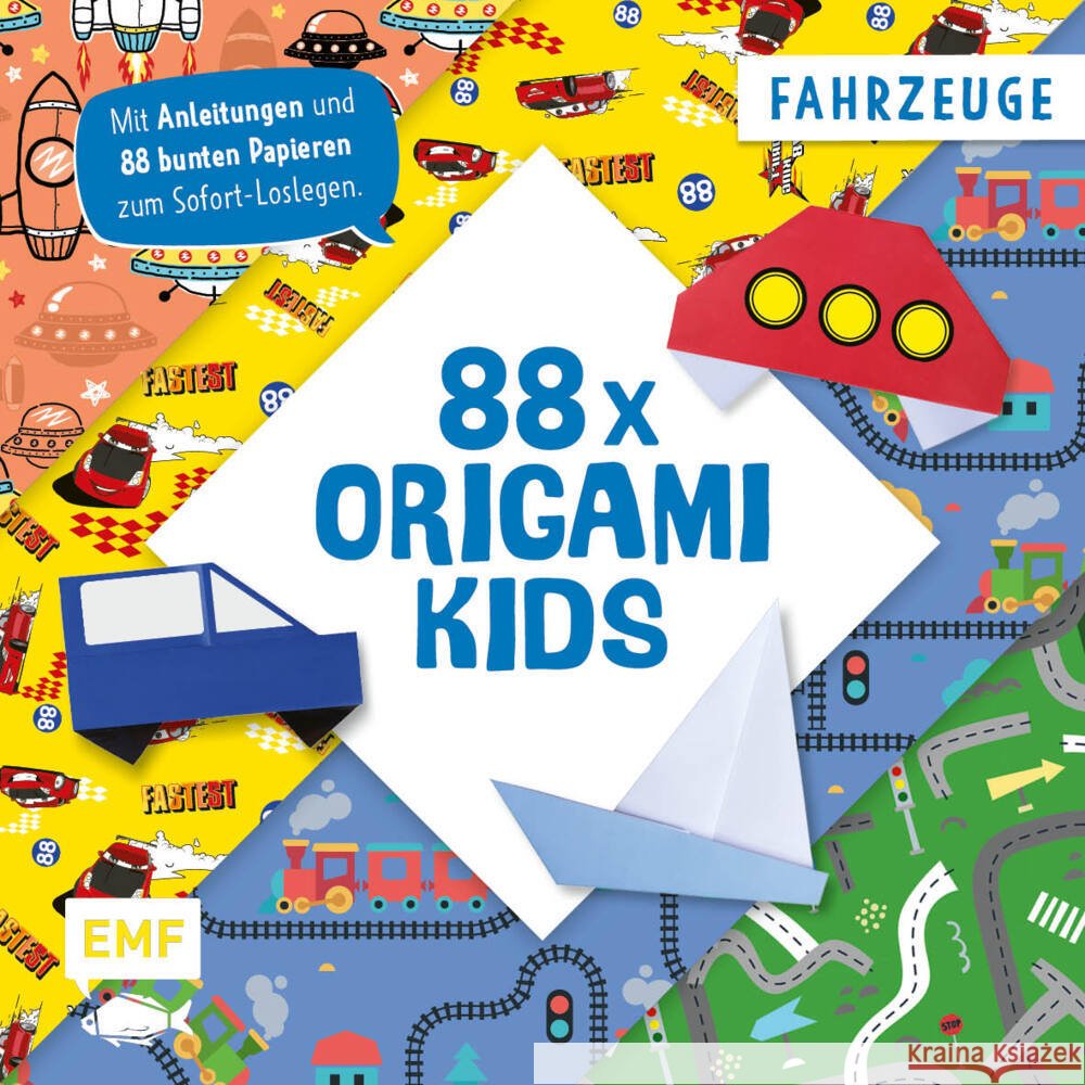 88 x Origami Kids - Fahrzeuge Precht, Thade 9783745926583 Edition Michael Fischer