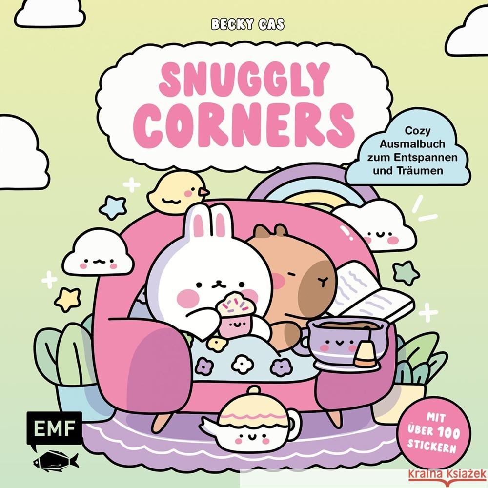 Snuggly Corners - Cozy Ausmalbuch zum Entspannen und Träumen Castañeda, Becky 9783745931358