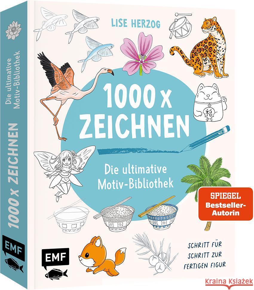 Die ultimative Motiv-Bibliothek - 1000 x zeichnen Herzog, Lise 9783745932171