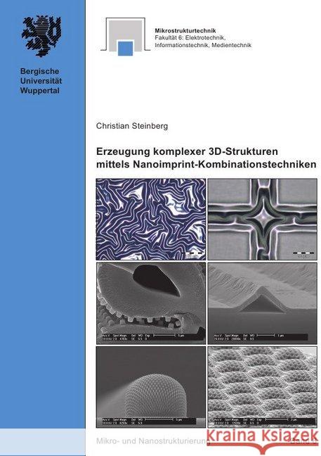 Erzeugung komplexer 3D-Strukturen mittels Nanoimprint-Kombinationstechniken Steinberg, Christian 9783746718804