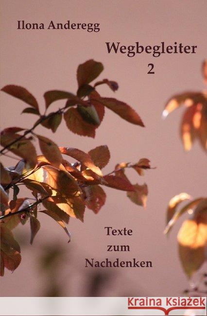 Wegbegleiter 2 : Texte zum Nachdenken Anderegg, Ilona 9783746780344