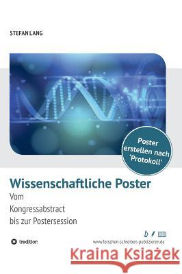 Wissenschaftliche Poster Lang, Stefan 9783746923444