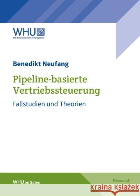 Pipeline-basierte Vertriebssteuerung Neufang, Benedikt 9783746994000