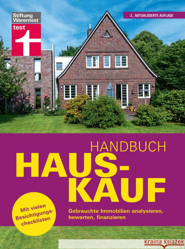 Handbuch Hauskauf Weyrauch, Thomas, Zink, Ulrich 9783747105467 Stiftung Warentest