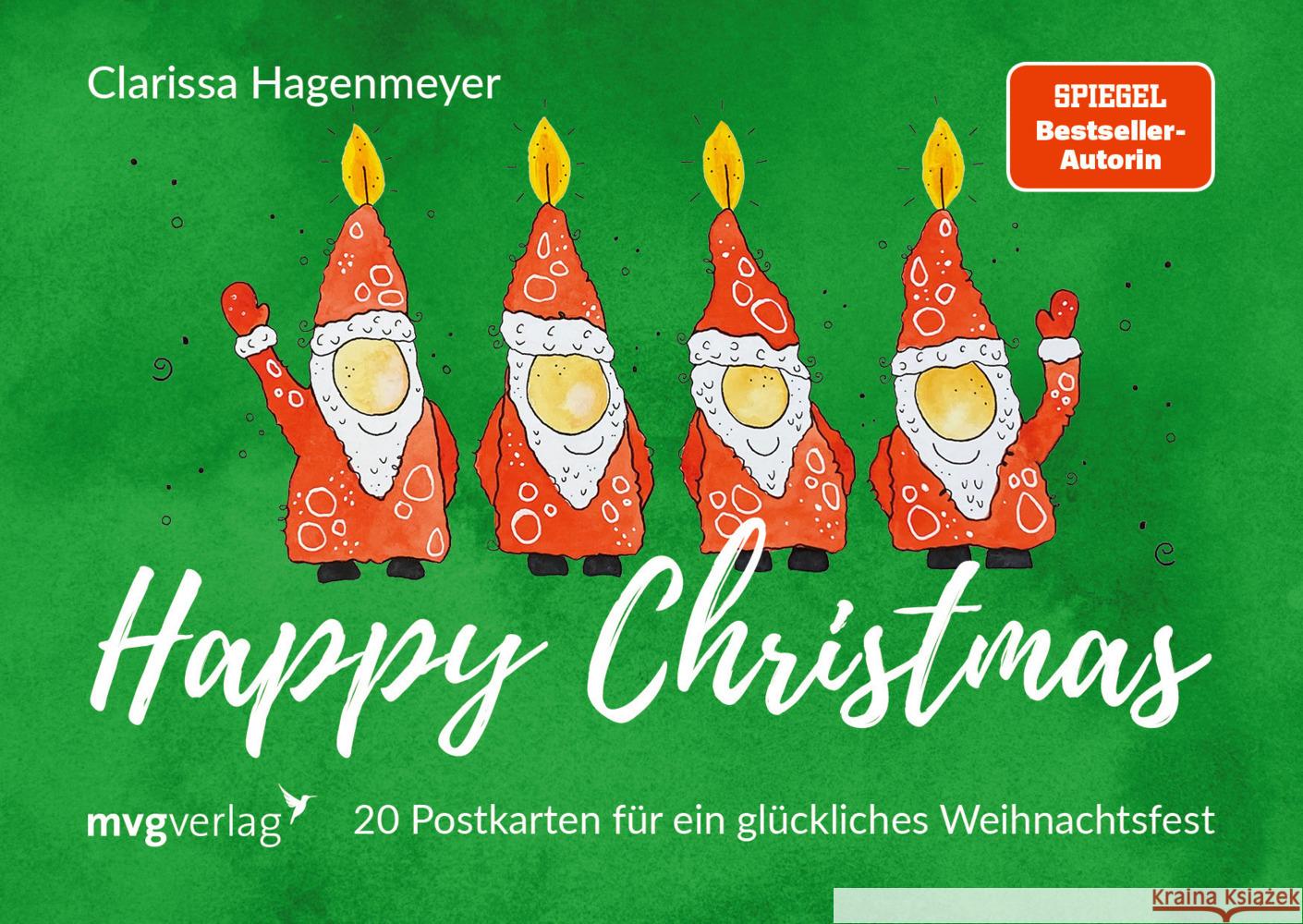 Happy Christmas: Postkarten Hagenmeyer, Clarissa 9783747403792