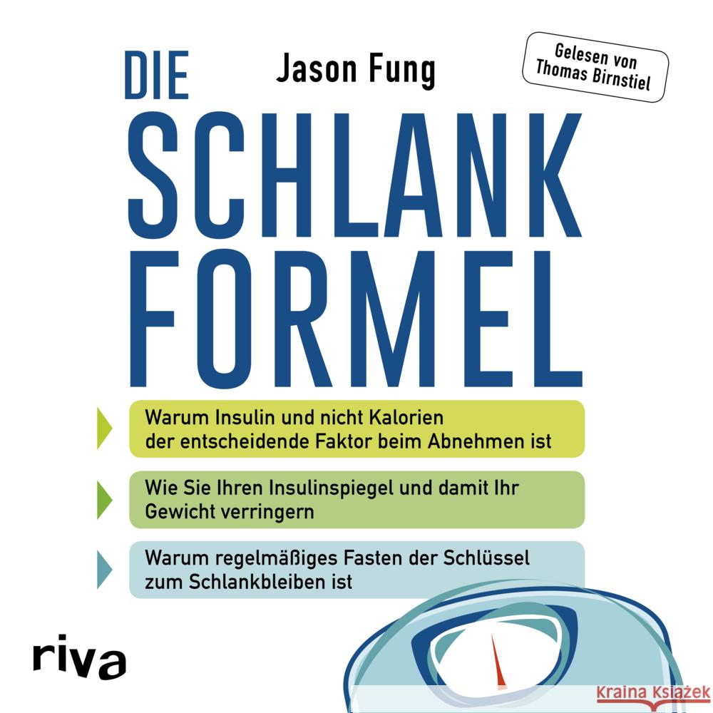 Die Schlankformel Fung, Jason 9783748400080 Audio Verlag München