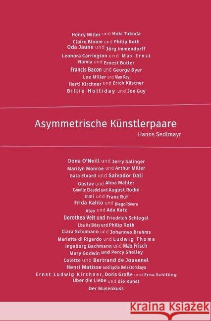 Asymmetrische Künstlerpaare Sedlmayr, Hanns 9783748510130