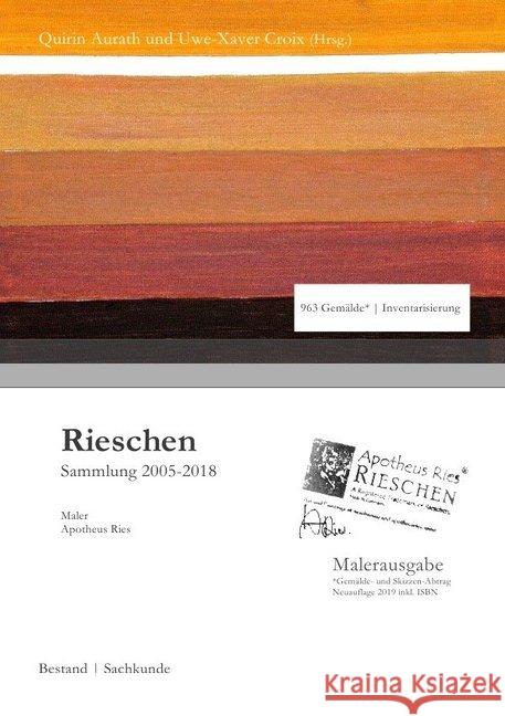 Rieschen : Bestand 2005-2018 - 5. Auflage Croix, Uwe-Xaver 9783748512264 epubli