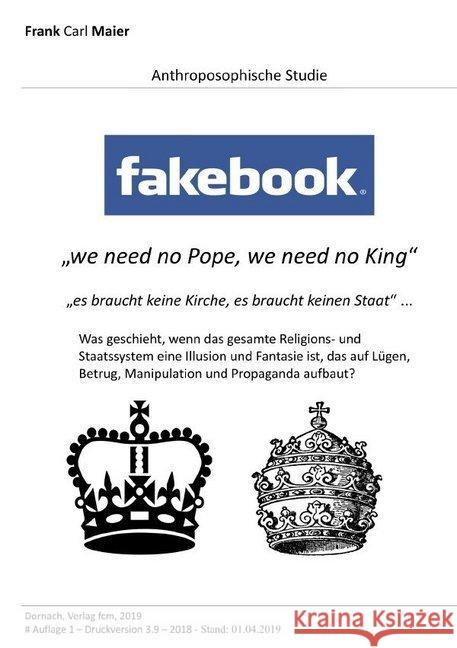 Fakebook - we need no pope, we need no king : 