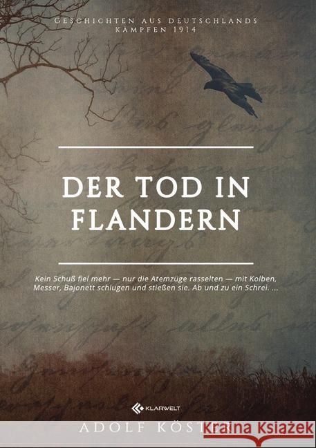 Der Tod in Flandern Köster, Adolf 9783748532859 epubli