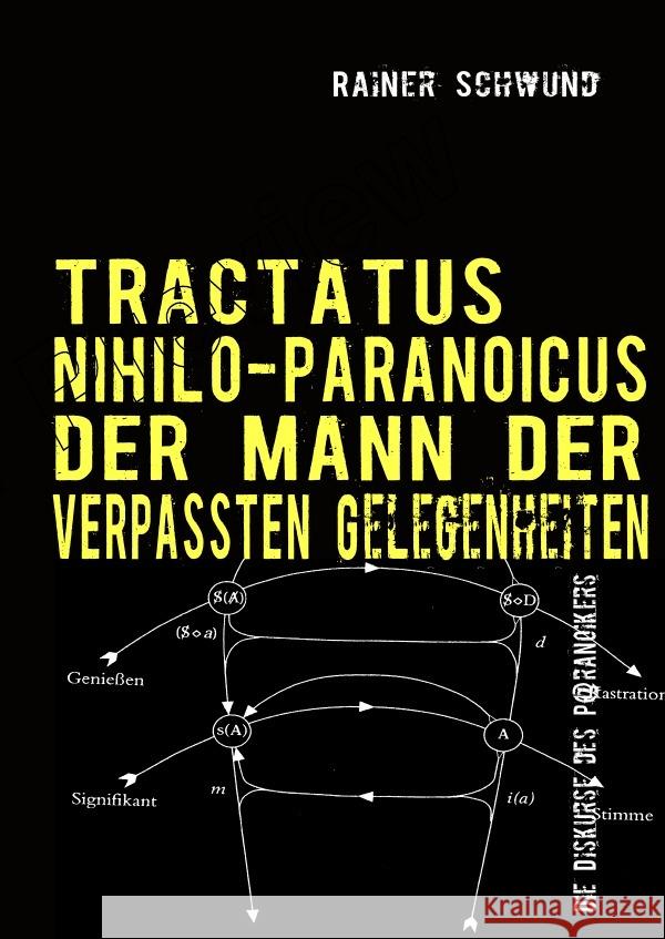 Tractatus Nihilio-Paranoicus I : Der Mann der verpassten Gelegenheiten Schwund, Rainer 9783750267374