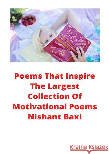 Poems That Inspire Baxi, Nishant 9783750296916 epubli