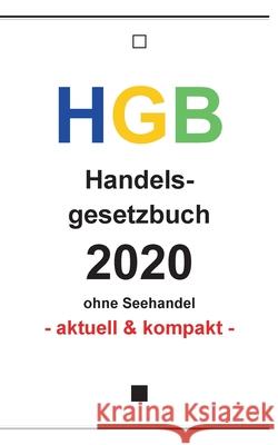 Hgb: Handelsgesetzbuch 2020 Jost Scholl 9783750437814 Books on Demand