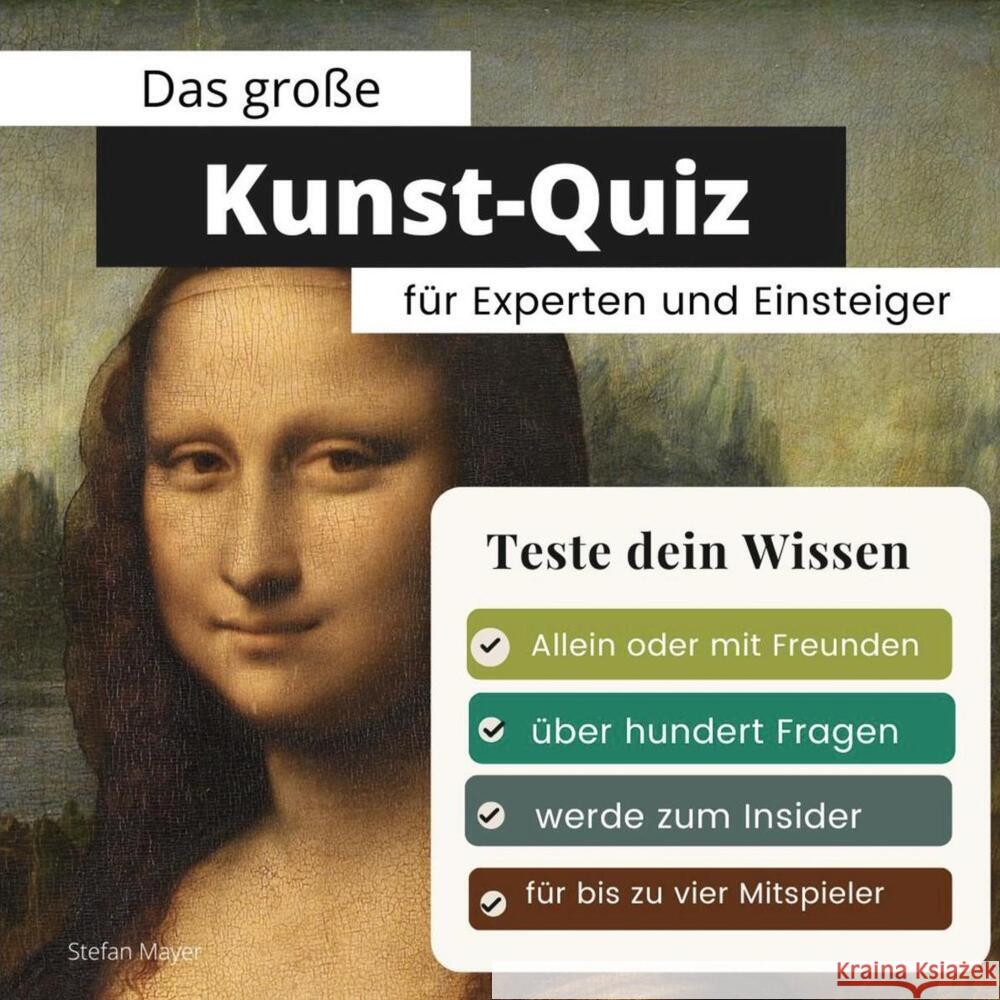 Das große Kunst-Quiz für Experten und Einsteiger Mayer, Stefan 9783750524477