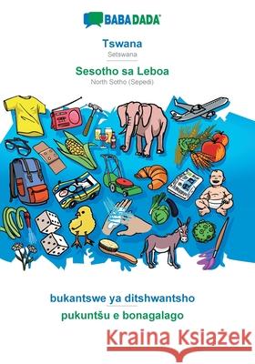 BABADADA, Tswana - Sesotho sa Leboa, bukantswe ya ditshwantsho - pukuntsu e bonagalago: Setswana - North Sotho (Sepedi), visual dictionary Babadada Gmbh 9783751117067