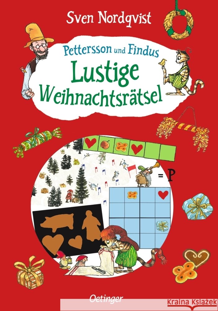 Pettersson und Findus. Lustige Weihnachtsrätsel Nordqvist, Sven 9783751203326 Oetinger