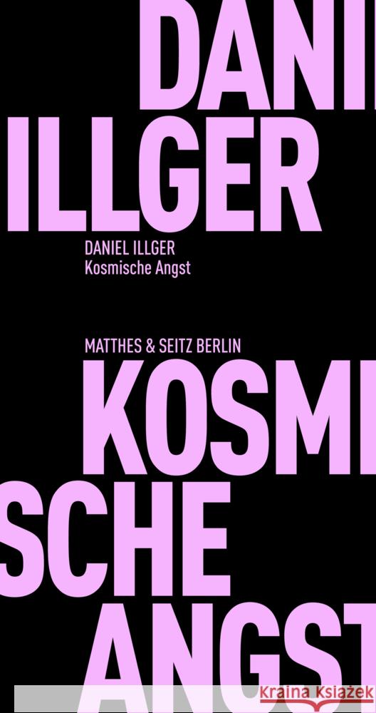 Kosmische Angst Illger, Daniel 9783751805223