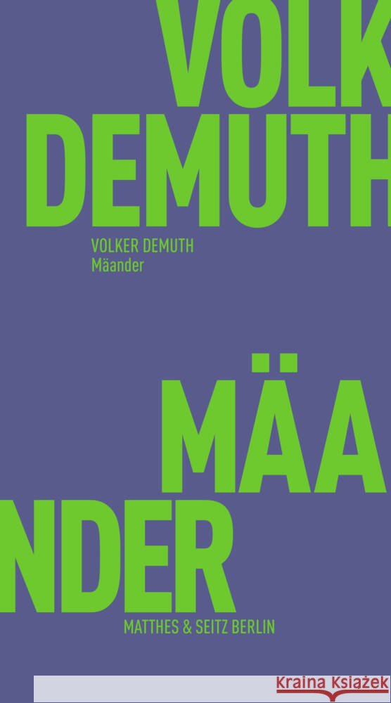 Mäander Demuth, Volker 9783751830072