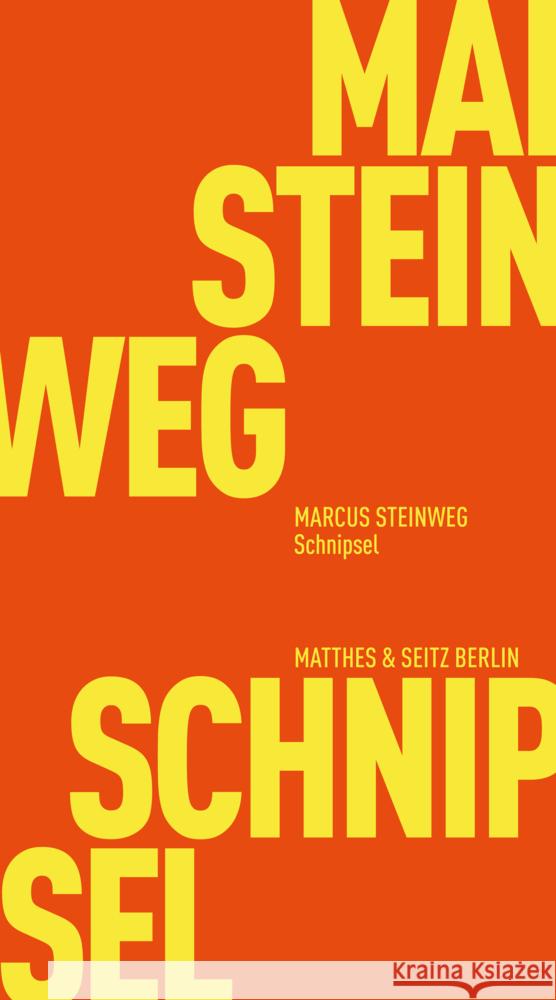 Schnipsel Steinweg, Marcus 9783751830133
