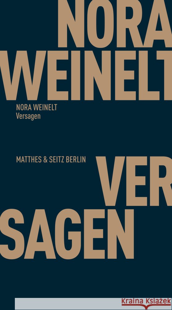 Versagen Weinelt, Nora 9783751830379