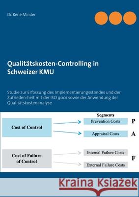 Qualitätskosten-Controlling in Schweizer KMU: Studie zur Erfassung des Implementierungsstandes und der Zufrieden-heit mit der ISO 9001 sowie der Anwen Minder, René 9783751916172 Books on Demand