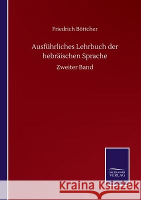 Ausführliches Lehrbuch der hebräischen Sprache: Zweiter Band Böttcher, Friedrich 9783752511123 Salzwasser-Verlag Gmbh