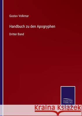 Handbuch zu den Apogryphen: Dritter Band Gustav Volkmar 9783752527568