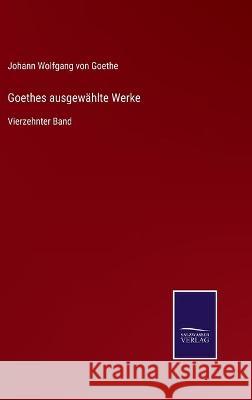 Goethes ausgewählte Werke: Vierzehnter Band Johann Wolfgang Von Goethe 9783752537390 Salzwasser-Verlag Gmbh