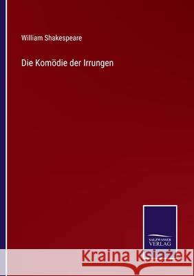 Die Komödie der Irrungen Shakespeare, William 9783752541649