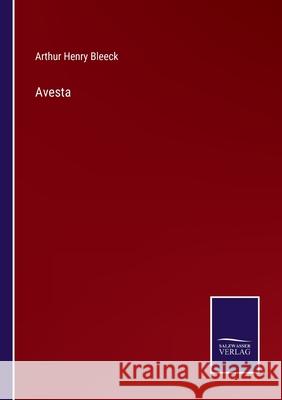 Avesta Arthur Henry Bleeck 9783752581881 Salzwasser-Verlag