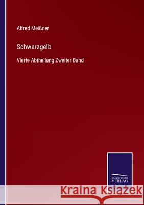 Schwarzgelb: Vierte Abtheilung Zweiter Band Alfred Meißner 9783752599947