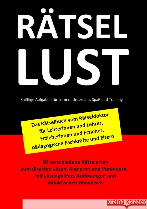 RätselLUST Lungershausen, Helmut 9783753131252