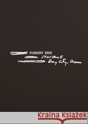 Forrest Bess  9783753306827 Verlag der Buchhandlung König