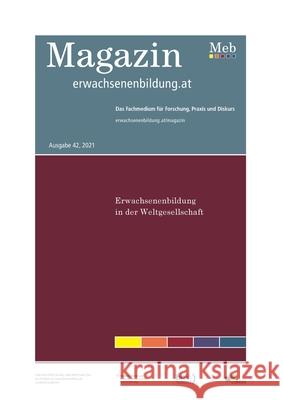 Erwachsenenbildung in der Weltgesellschaft Kurt Schmid, Lorenz Lassnigg 9783753461724