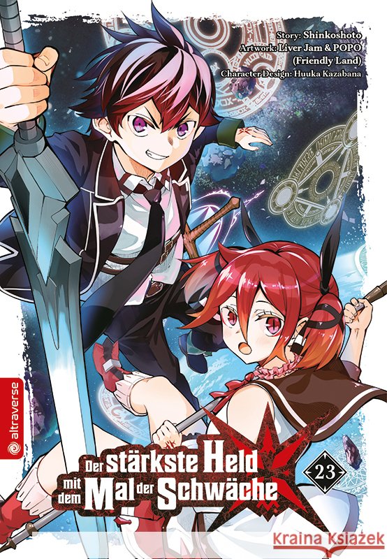 Der stärkste Held mit dem Mal der Schwäche 23 Shinkoshoto, Kazabana, Huuka, Friendly Land 9783753929088