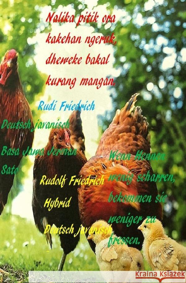 Hybrid  Deutsch javanisch  Basa Jawa Jerman Sato Friedrich, Rudi 9783754123027