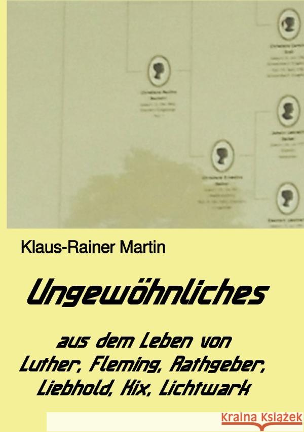 Ungewöhnliches Martin, Klaus-Rainer 9783754139691