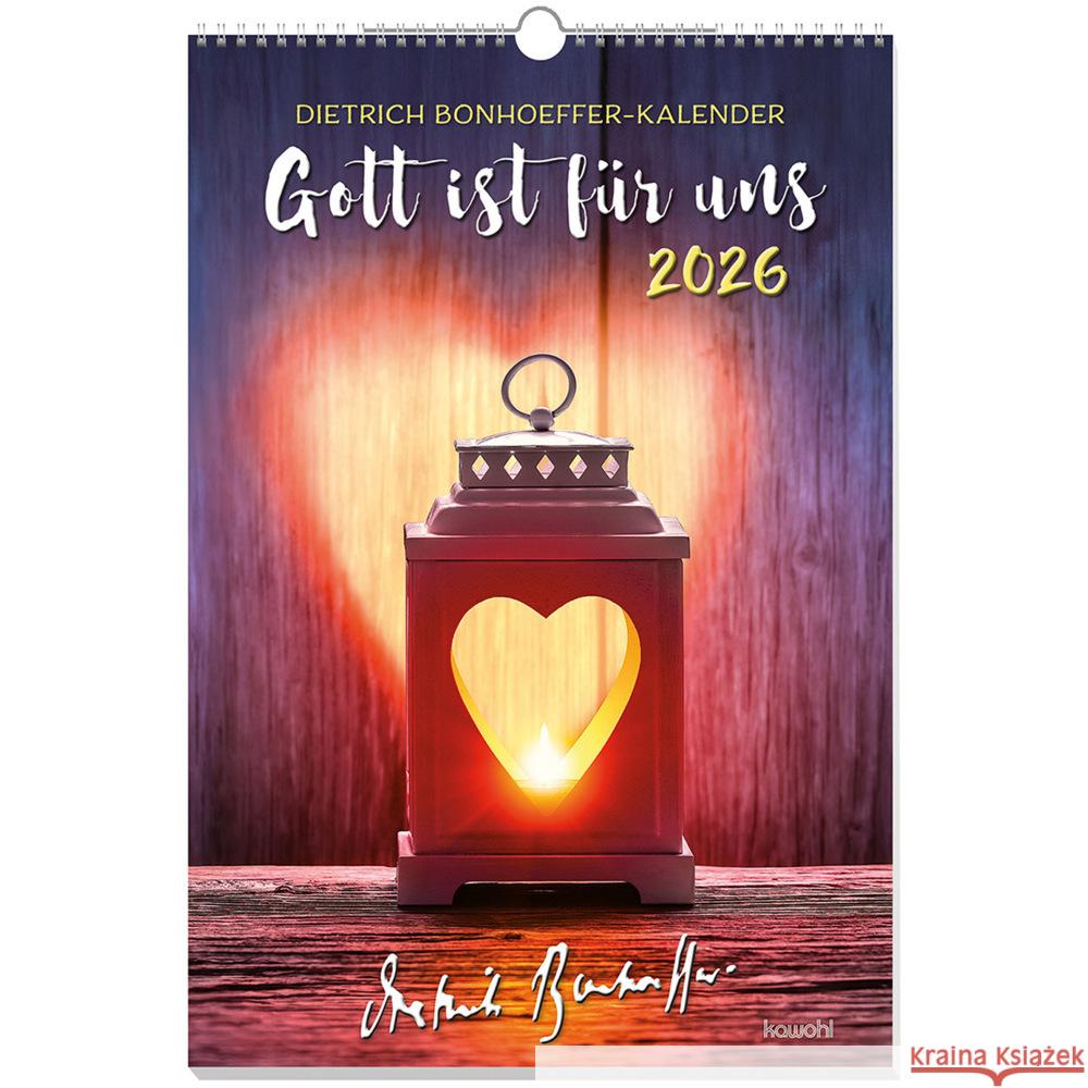 Gott ist für uns 2026 Bonhoeffer, Dietrich 9783754808962 Kawohl