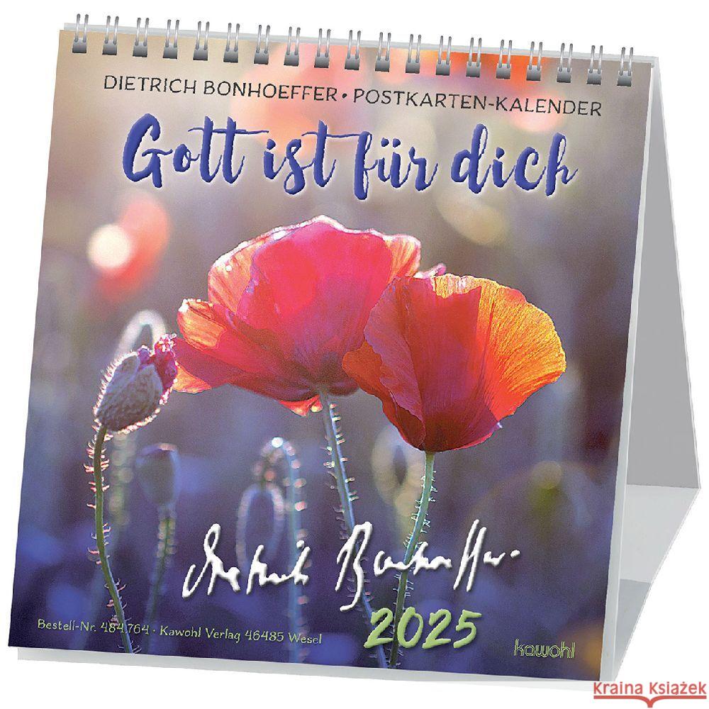 Gott ist für dich 2025 Bonhoeffer, Dietrich 9783754876459 Kawohl