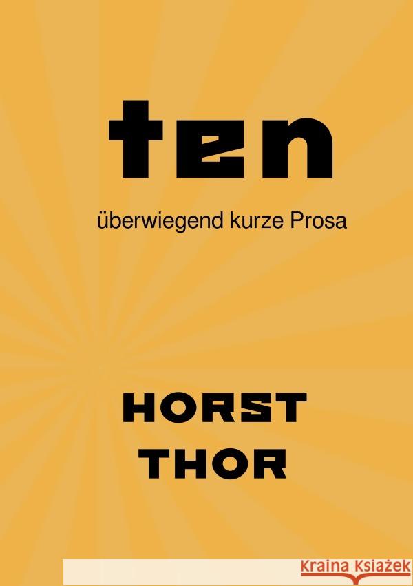 ten Thor, Horst 9783754906422