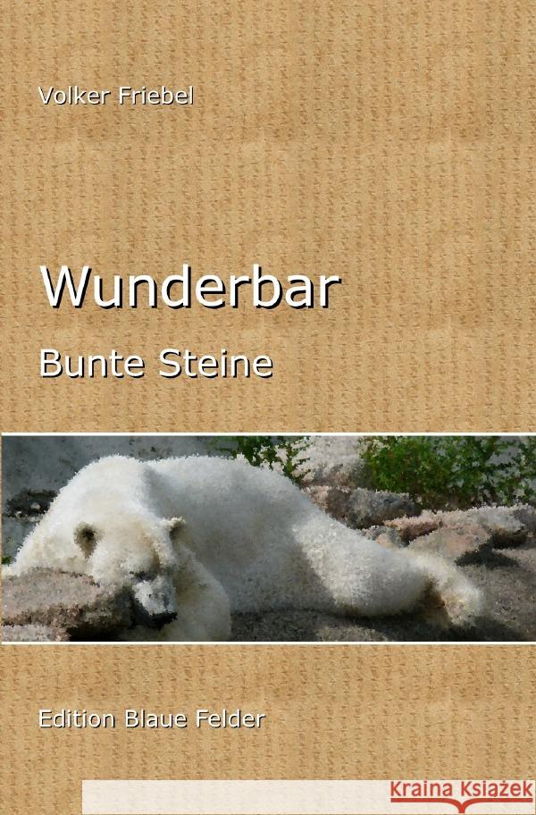 Wunderbar Friebel, Volker 9783754919767