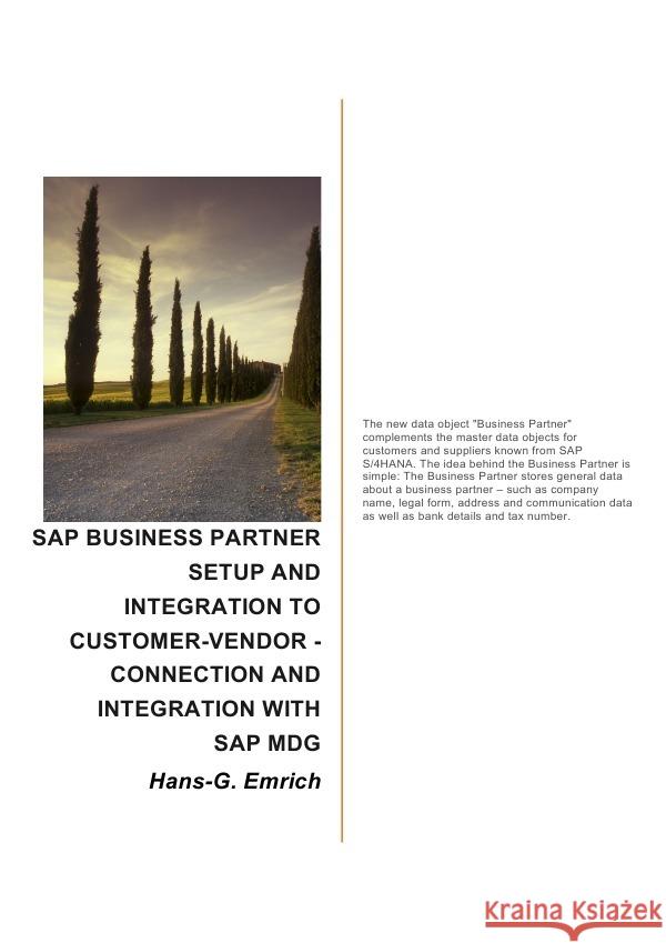 SAP BUSINESS PARTNER Handbook with Integration CVI and SAP MDG-BP Emrich, Hans-Georg 9783754944226