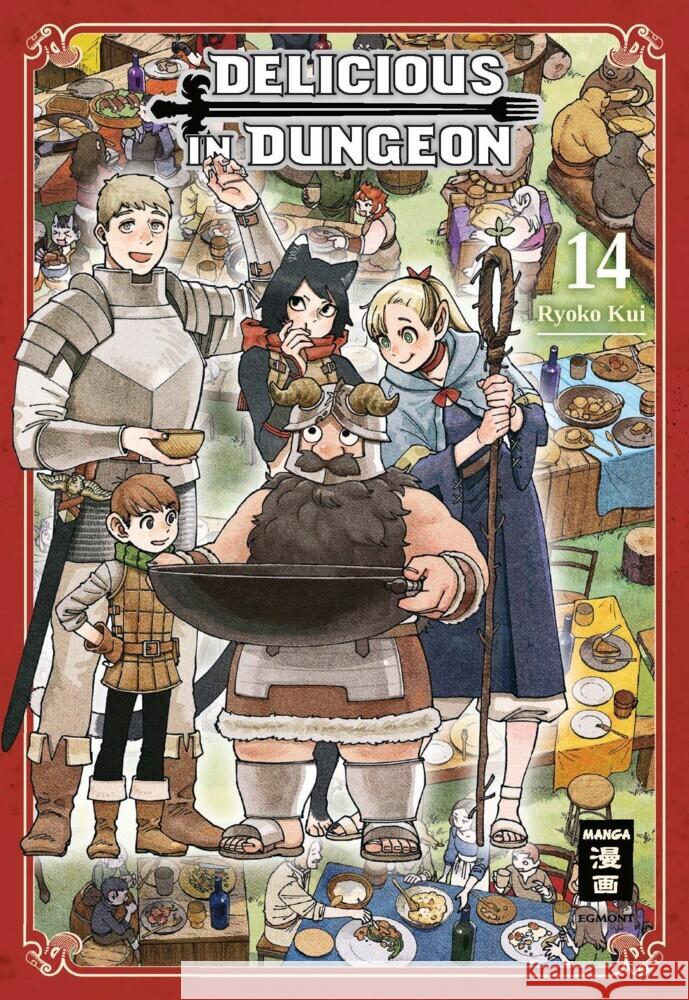 Delicious in Dungeon 14 Kui, Ryouko 9783755504085 Egmont Manga