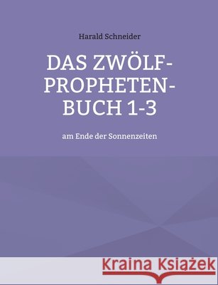 Das Zwölf-Propheten-Buch 1-3: am Ende der Sonnenzeiten Schneider, Harald 9783755752837 Books on Demand