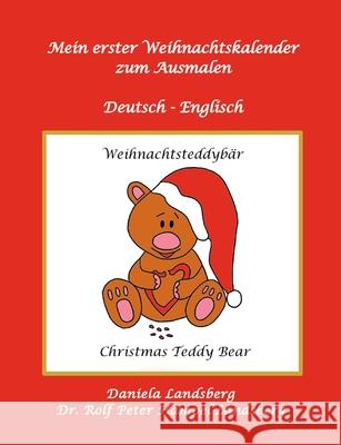 Mein erster Adventskalender zum Ausmalen: Deutsch - Englisch Daniela Landsberg 9783755755876