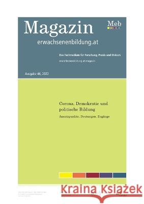 Corona, Demokratie und politische Bildung: Ansatzpunkte, Deutungen, Zugänge Sonja Luksik, Stefan Vater 9783755792864 Books on Demand