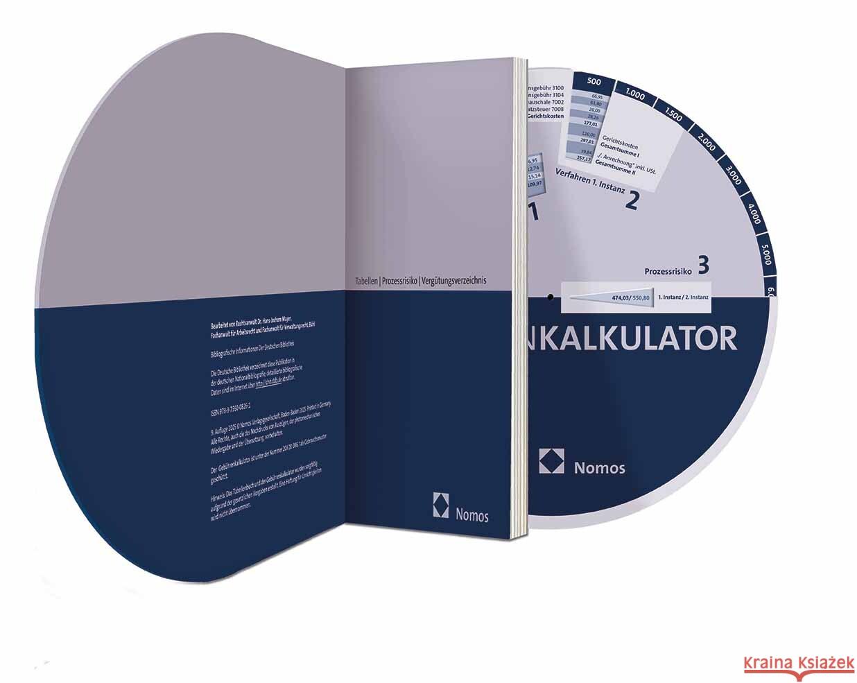 Gebührenkalkulator Mayer, Hans-Jochem 9783756008261