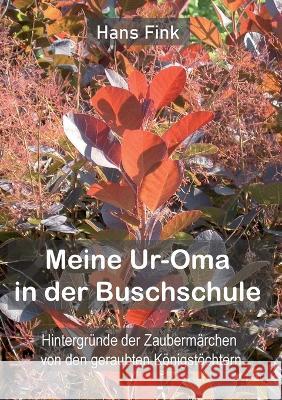 Meine Ur-Oma in der Buschschule: Hintergr?nde der Zauberm?rchen von den geraubten K?nigst?chtern Hans Fink 9783756229895 Bod - Books on Demand
