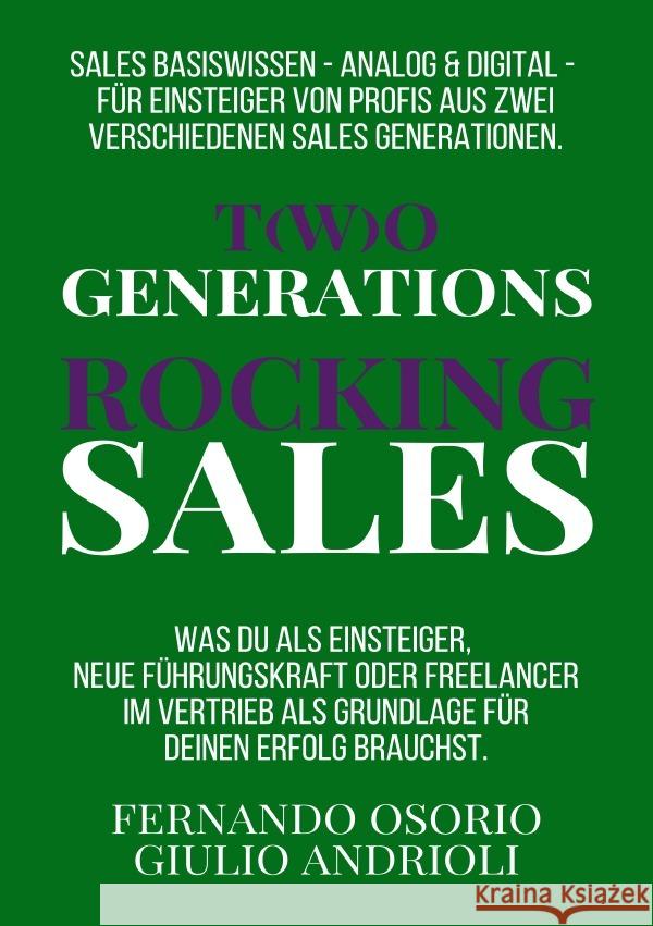 Two Generations Rocking  Sales Osorio, Fernando, Andrioli, Giulio 9783756507603